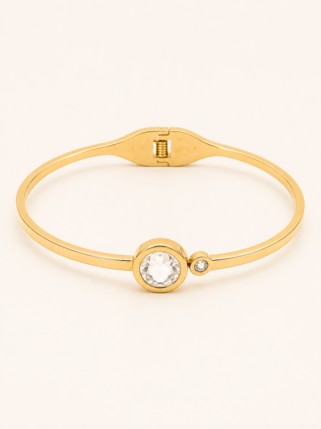 Big Small Gem Stone Bangle Bracelet 🤍