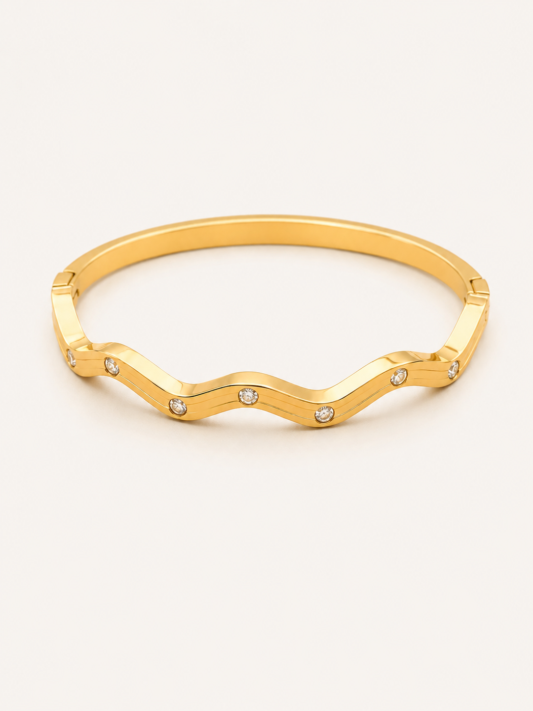 Contemporary Ripple Stone Bracelet 🤍