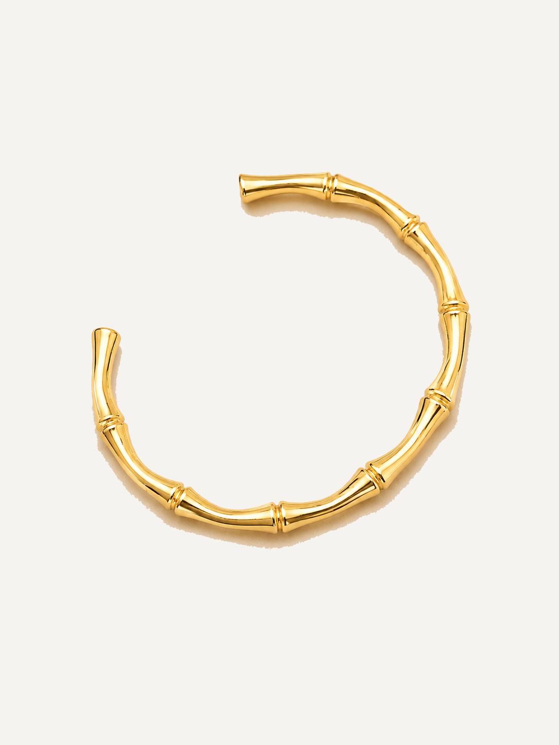 Gold Bamboo Cuff Bracelet 💛