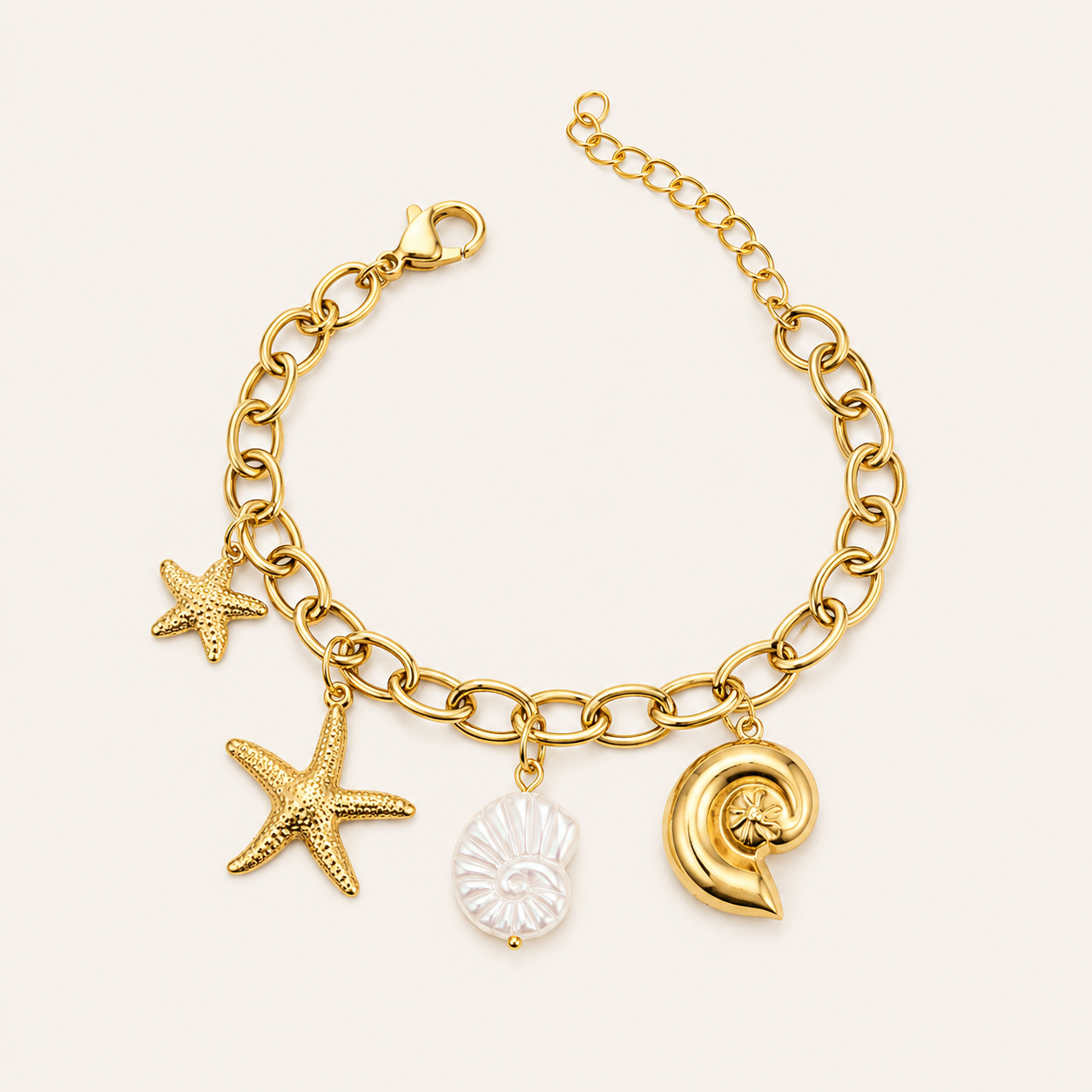 Ocean Royale Shell & Star Bracelet ⭐