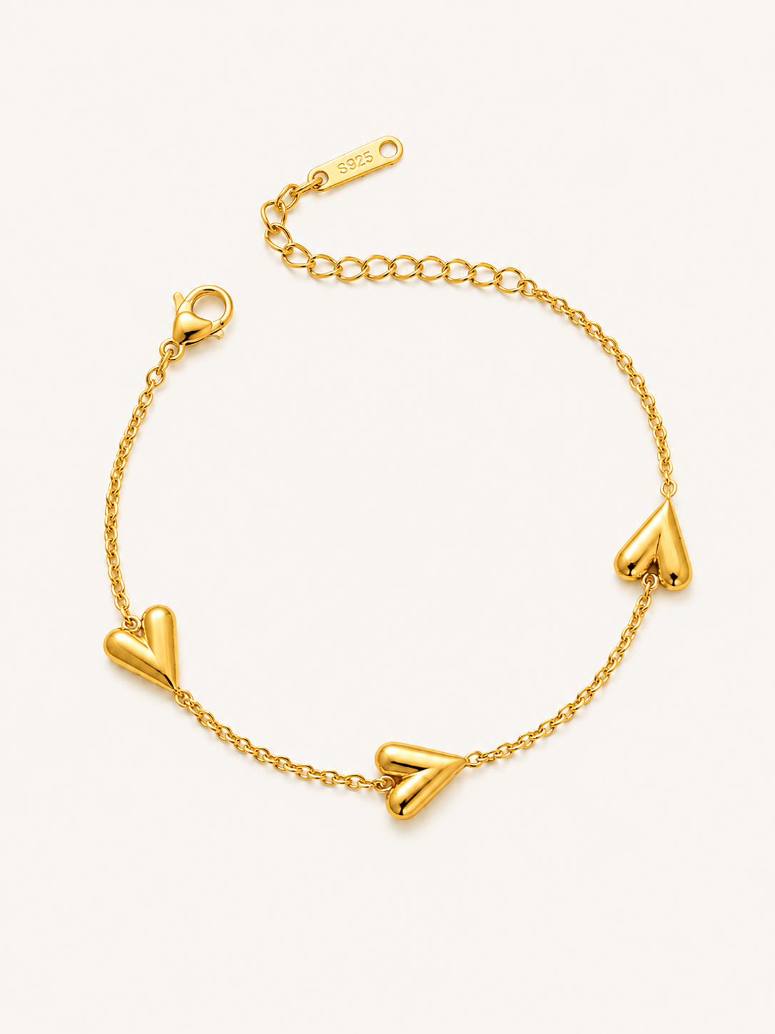 Bloom Heart Extender Chain Bracelet 🤍