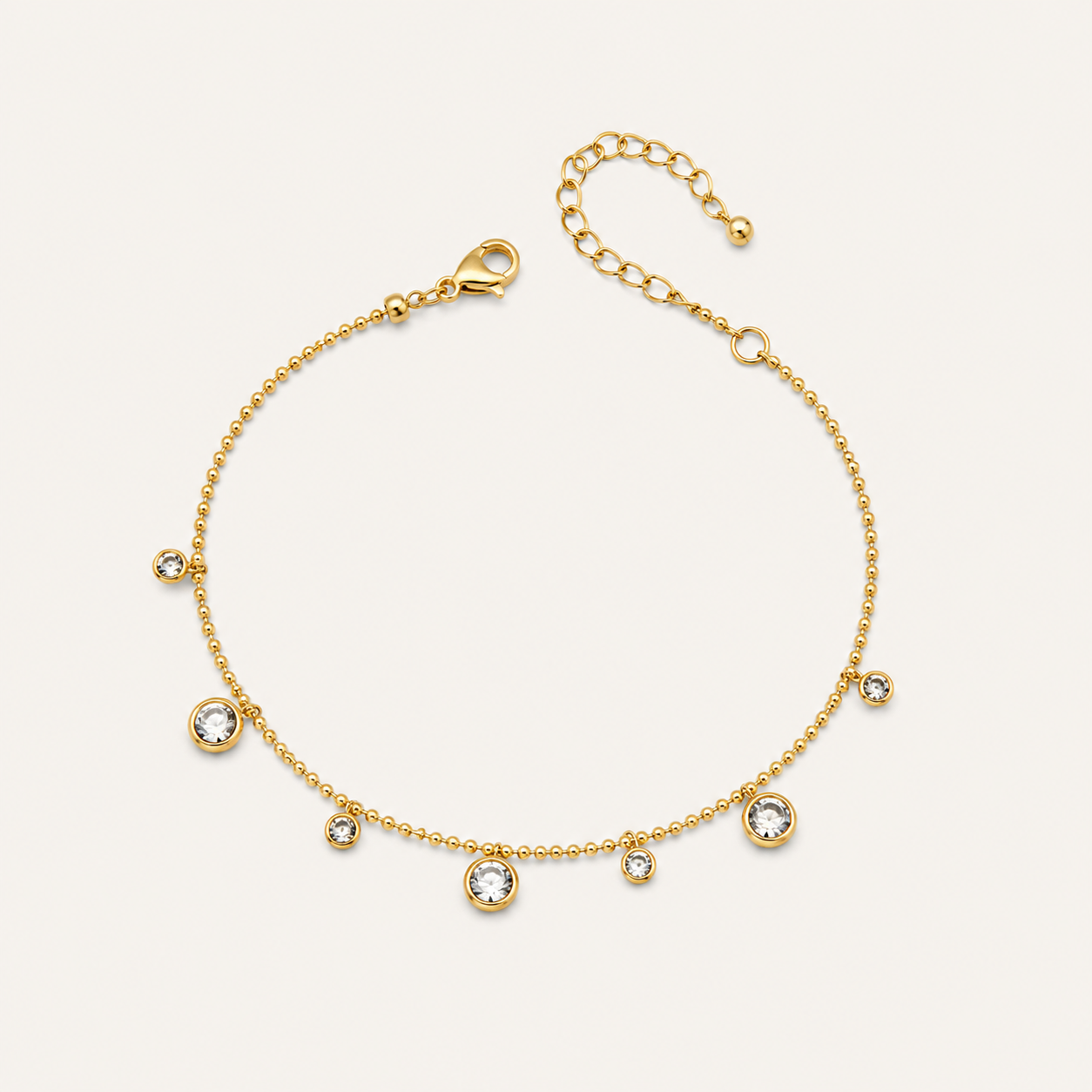 Shimmering Diamond Chain Anklet✨