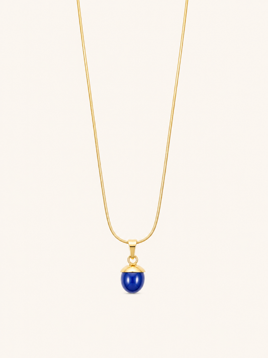 Classic Blue Berry Pendant Necklace 💙