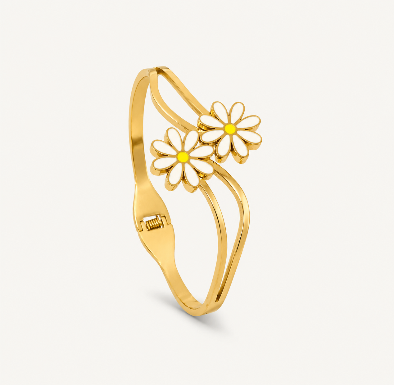 Daisy Bloom Open Bracelet 🌼