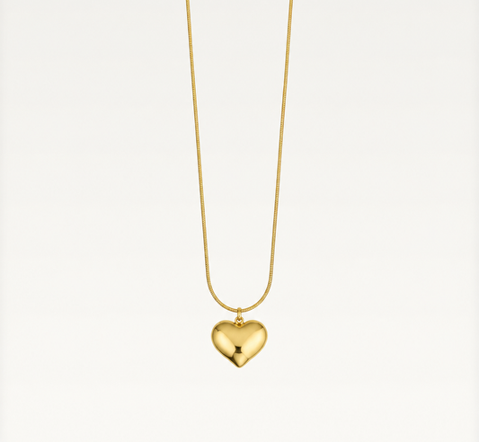 Golden Heart Charm Necklace 💖