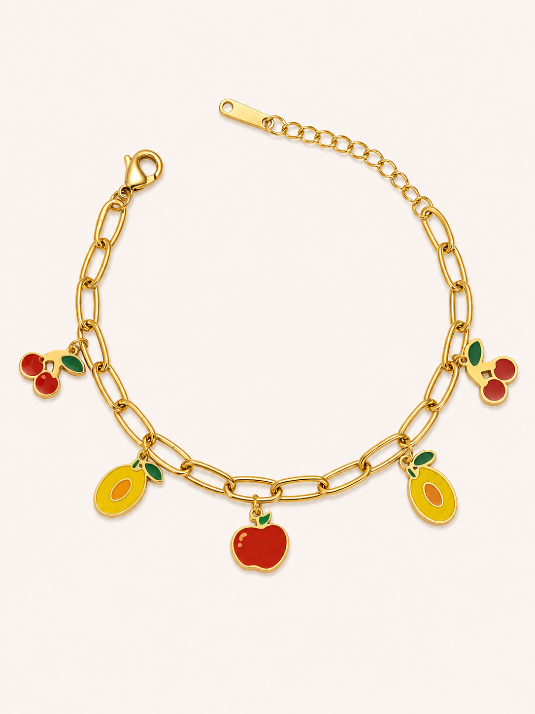 Juicy Fruit Charm Bracelet 🍓