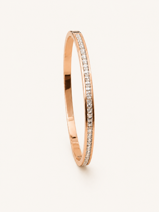 Rose Gold Sparkline Bangle 🌹