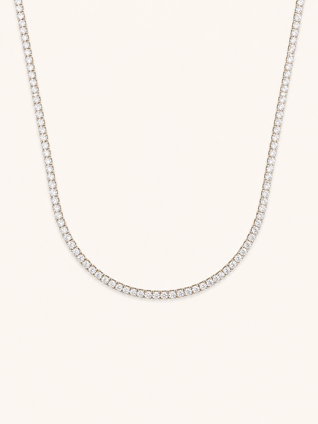 Sparkling Diamond Tennis Necklace 💎